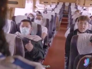 X nominal film tour autobuz me gjoksmadhe aziatike rrugaçe origjinal kineze av x nominal kapëse me anglisht nën
