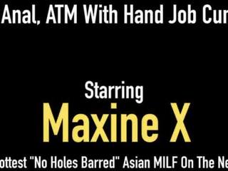 ओरिएंटल माँ maxine x बट गड़बड़ से पहले फेस फक्किंग कि कठिन कॉक!