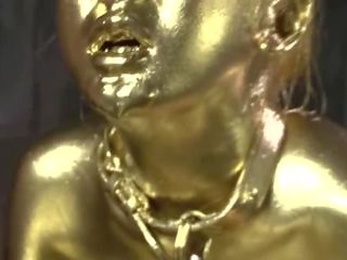 Gold Bodypaint Fucking Japanese x rated film