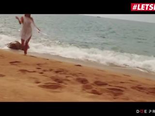 Doeprojects - Angel Piaff passionate Czech feature Outdoor johnson Sucking on the Beach - Letsdoeit